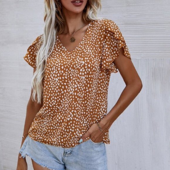 FIERECE DOLLZ leopard Animal Print top - Picture 2 of 5